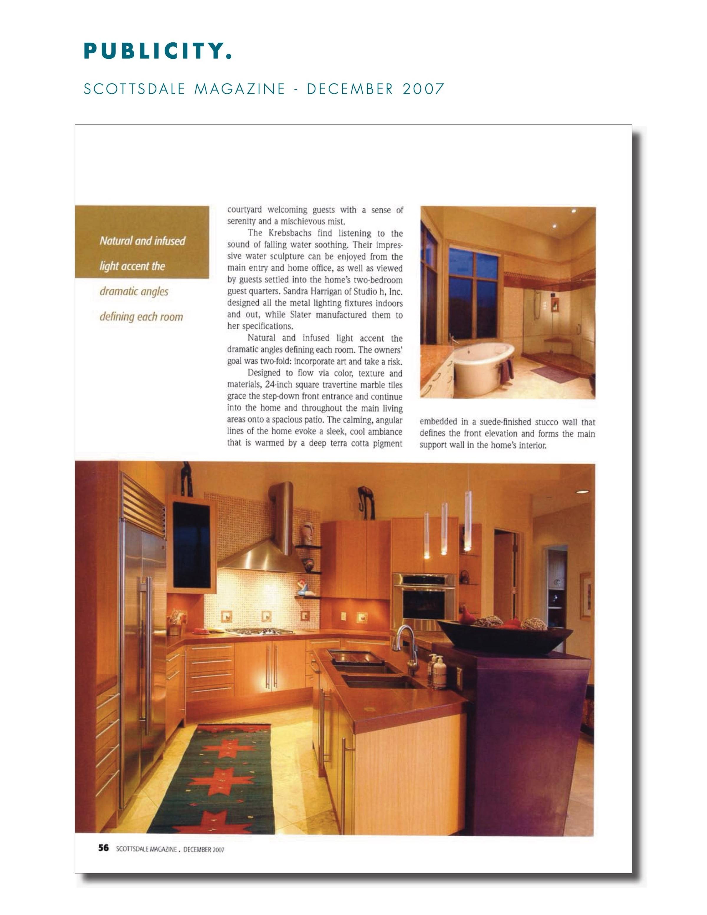 Scottsdale Magazine - December 2007 - Page 3