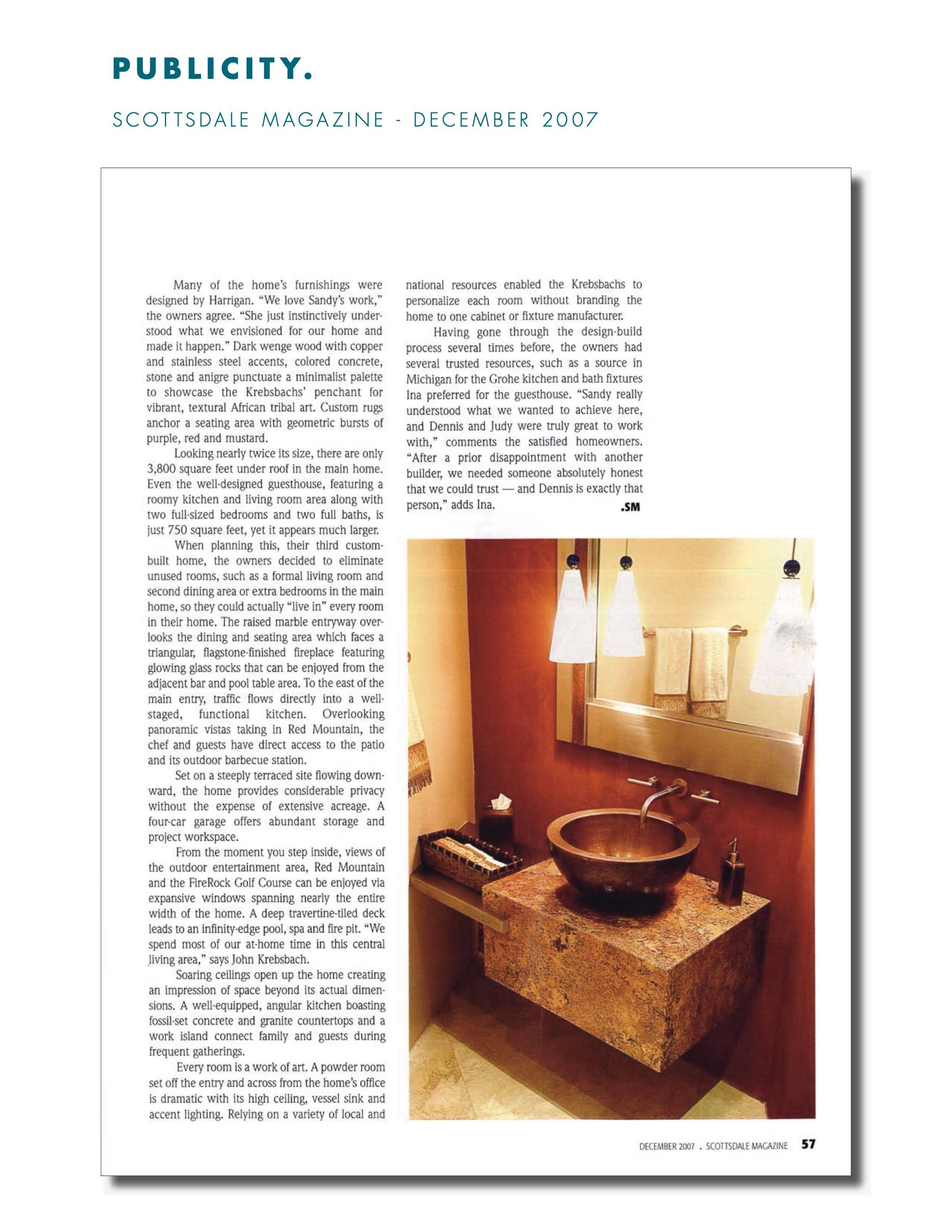 Scottsdale Magazine - December 2007 - Page 4